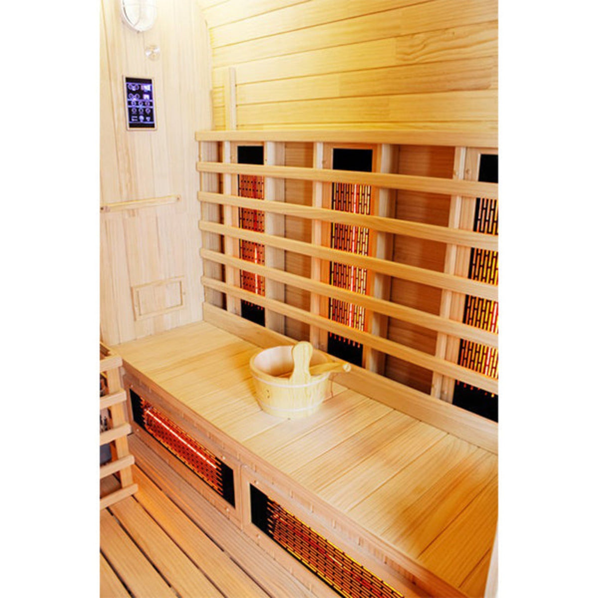 CenturaHeat 4-6 Person Hybrid Outdoor Cube Sauna