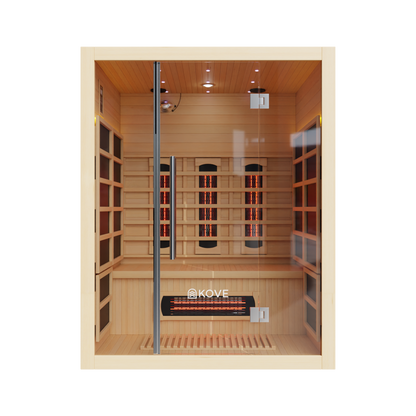 Gwenique Wellness KOVE Full Spectrum Infrared Sauna – 3 Person