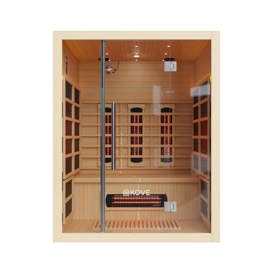 Gwenique Wellness KOVE Full Spectrum Infrared Sauna – 3 Person