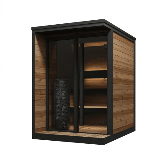 2-4 Person Hiki S Steam Garden Outdoor Sauna | Premium Thermowood