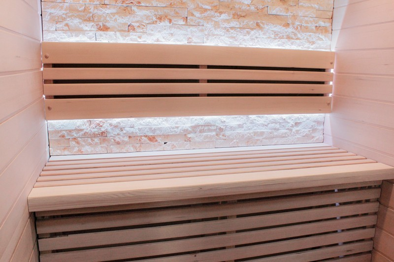 CenturaHeat Double Bench Traditional Steam Indoor Sauna