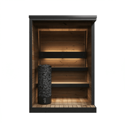 2-4 Person Hiki S Steam Garden Outdoor Sauna | Premium Thermowood