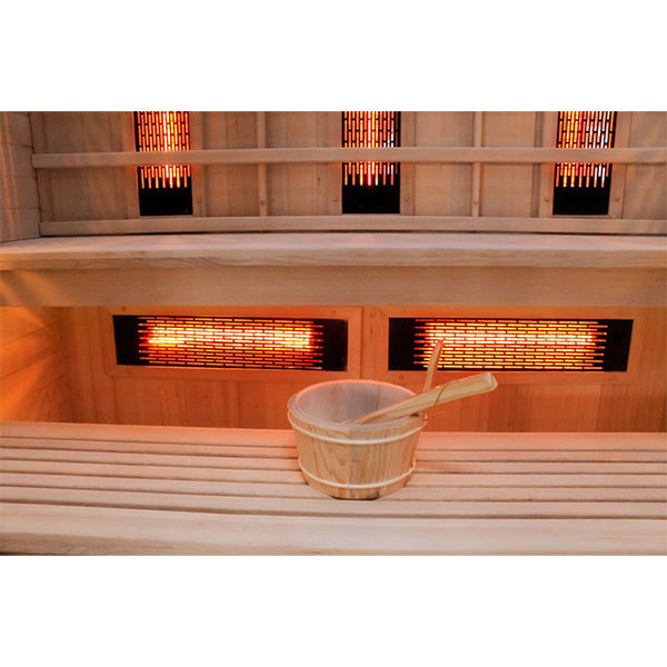 CenturaHeat 5-8 Person Combination Bio Indoor Sauna - 6950W