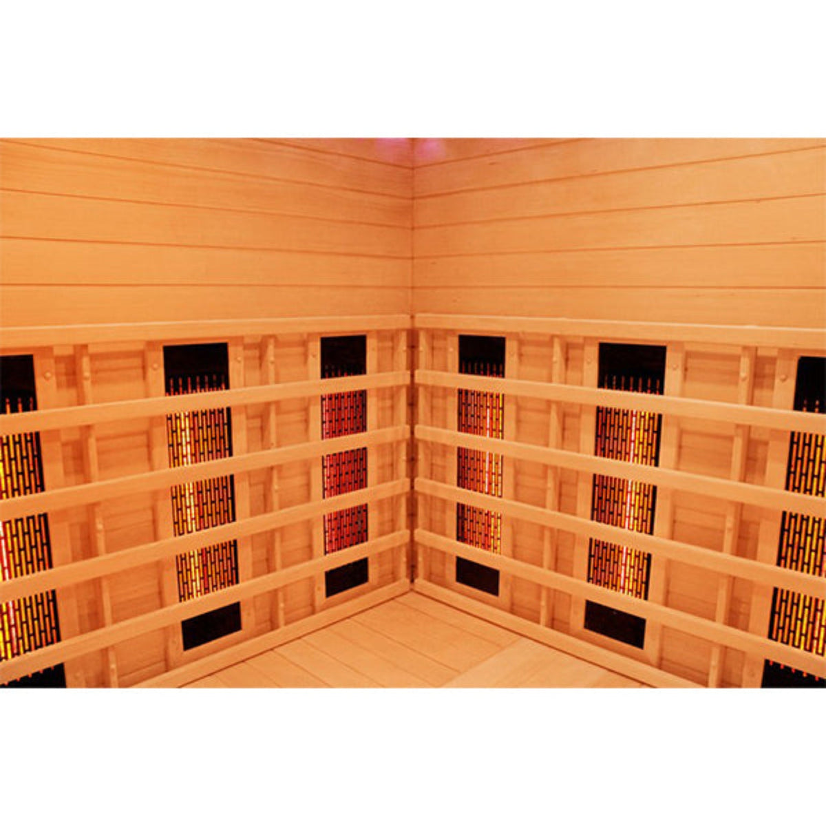 CenturaHeat 4-5 Person Infrared Diamond Corner Indoor Sauna