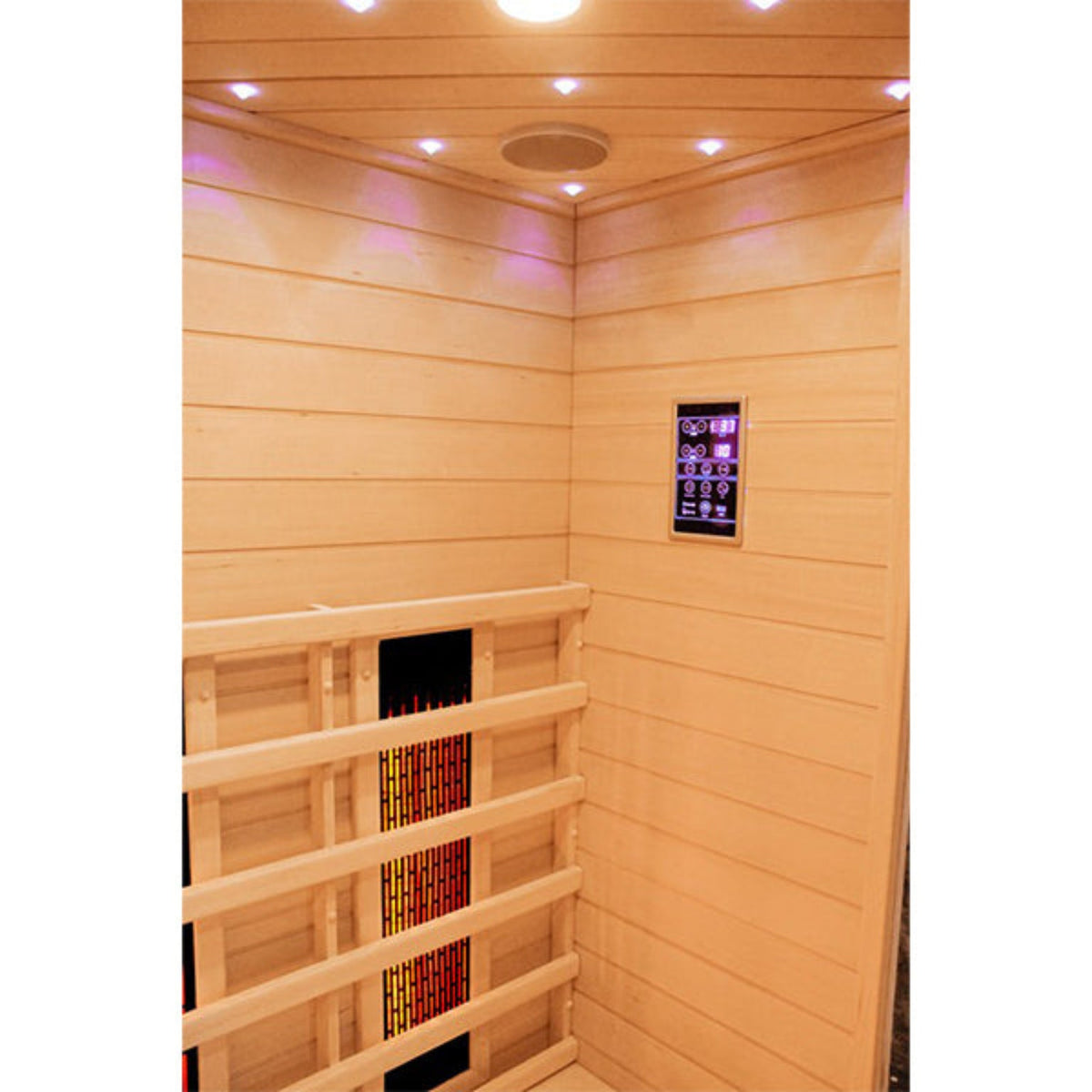 CenturaHeat 4-5 Person Infrared Diamond Corner Indoor Sauna