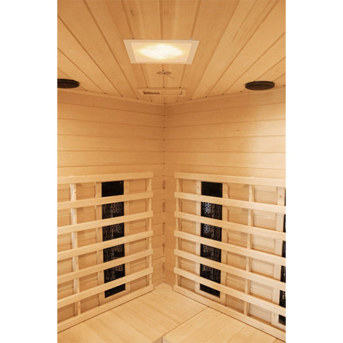 CenturaHeat 4-5 Person Diamond Infrared Corner Indoor Sauna