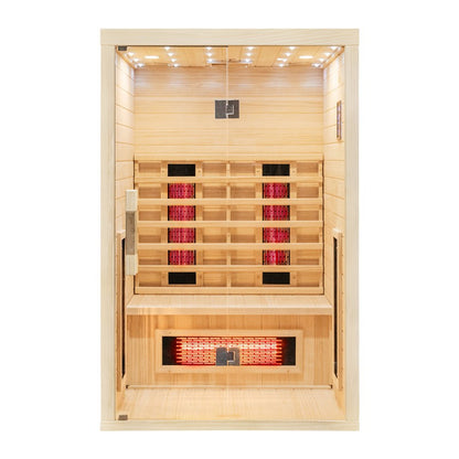 CenturaHeat Luxury 2 Person Infrared Rejuvenation Indoor Sauna