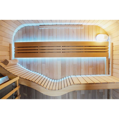 CenturaHeat 2-4 Person Steam Outdoor Square Sauna