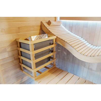 CenturaHeat 2-4 Person Steam Outdoor Square Sauna