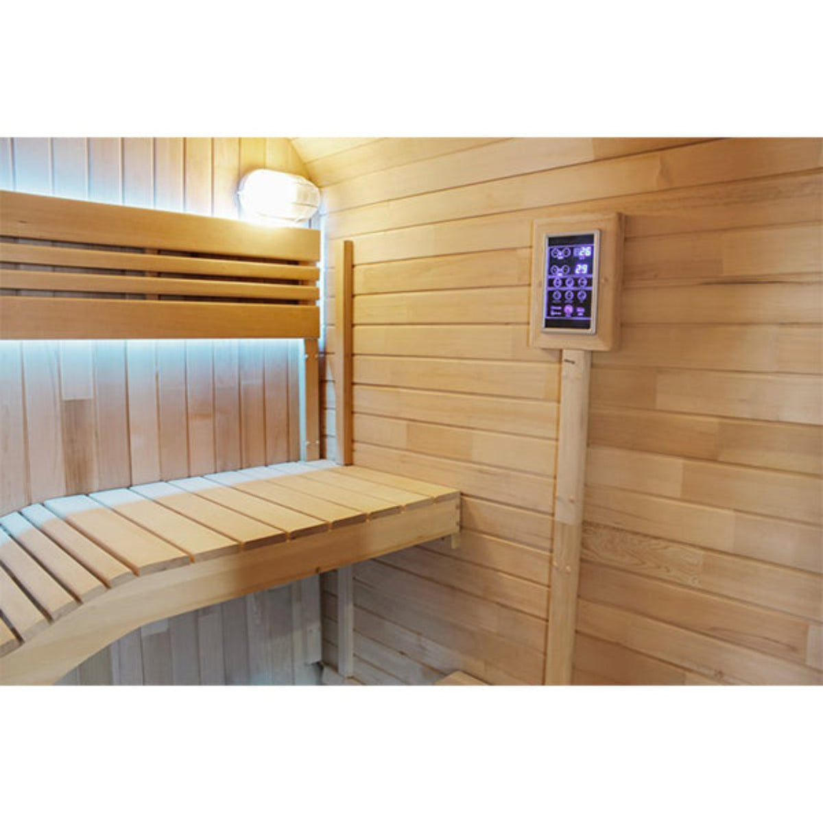 CenturaHeat 2-4 Person Steam Outdoor Square Sauna