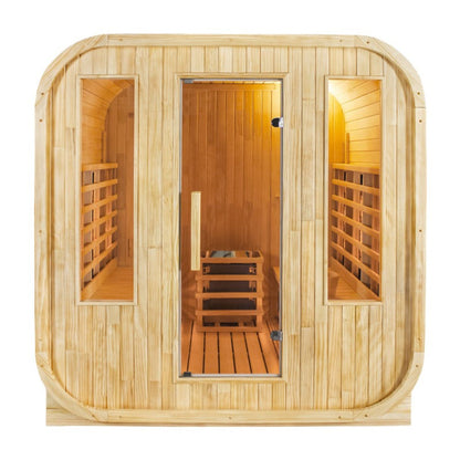 CenturaHeat 4-6 Person Hybrid Outdoor Cube Sauna