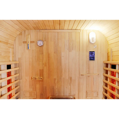 CenturaHeat 4-6 Person Hybrid Outdoor Cube Sauna