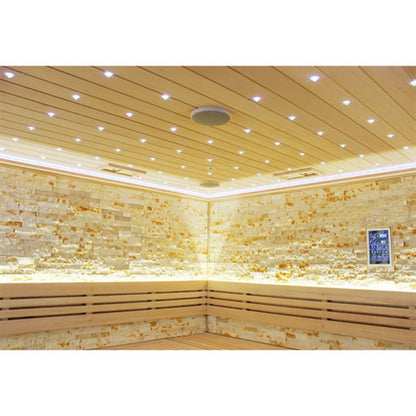 CenturaHeat 6-8 Person Traditional Steam Corner Indoor Sauna