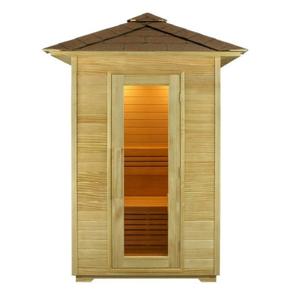 CenturaHeat 2 Person Steam Outdoor Sauna House