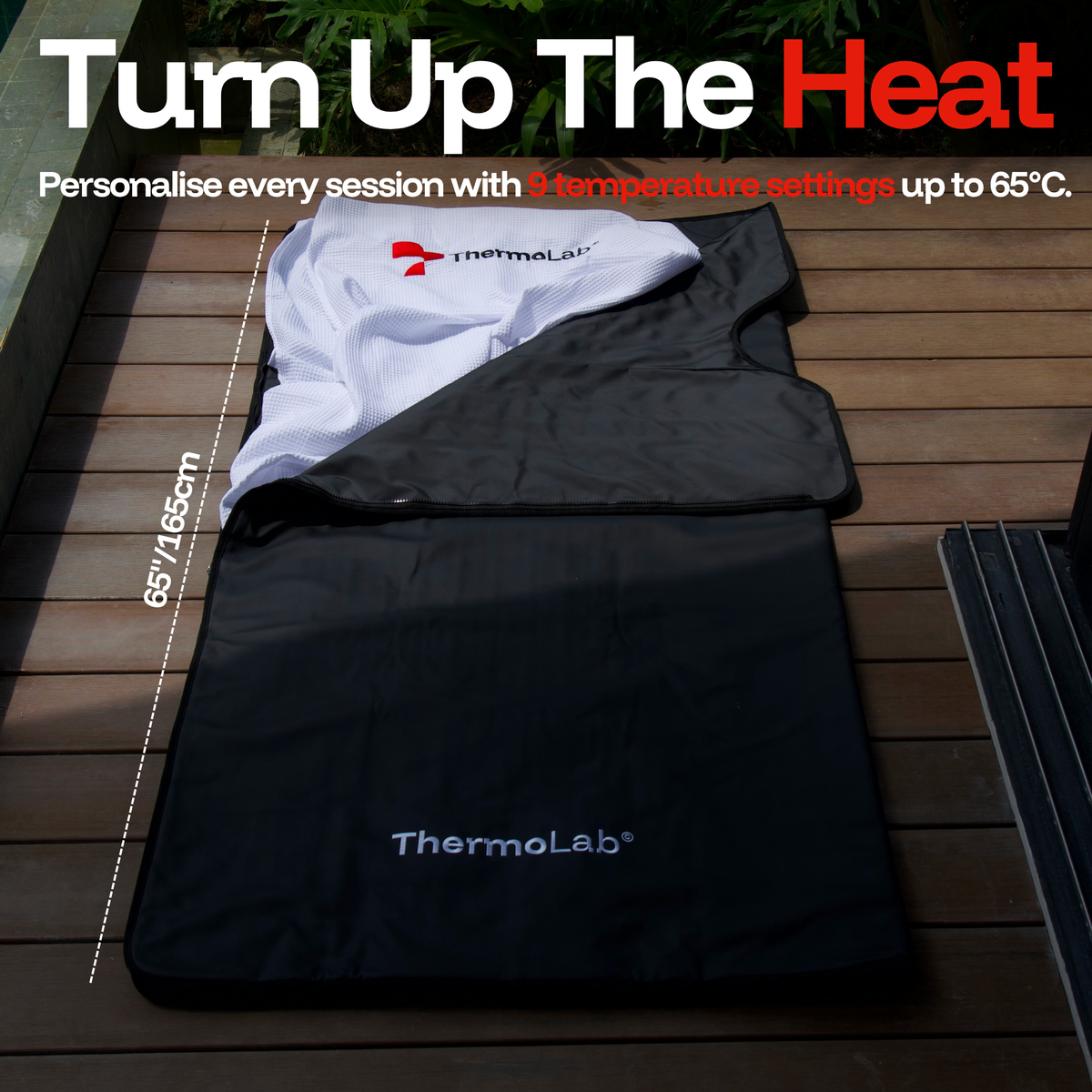 ThermoLab AuraCore™ Pro Infrared Sauna Blanket — Full-Body Heat Therapy at Home
