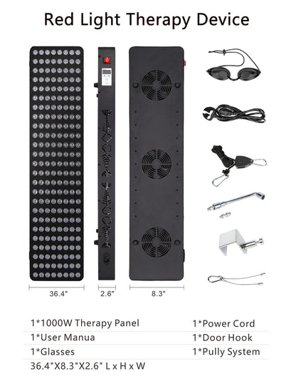 ThermoLab Red Light Therapy Lamp S1000 1000W
