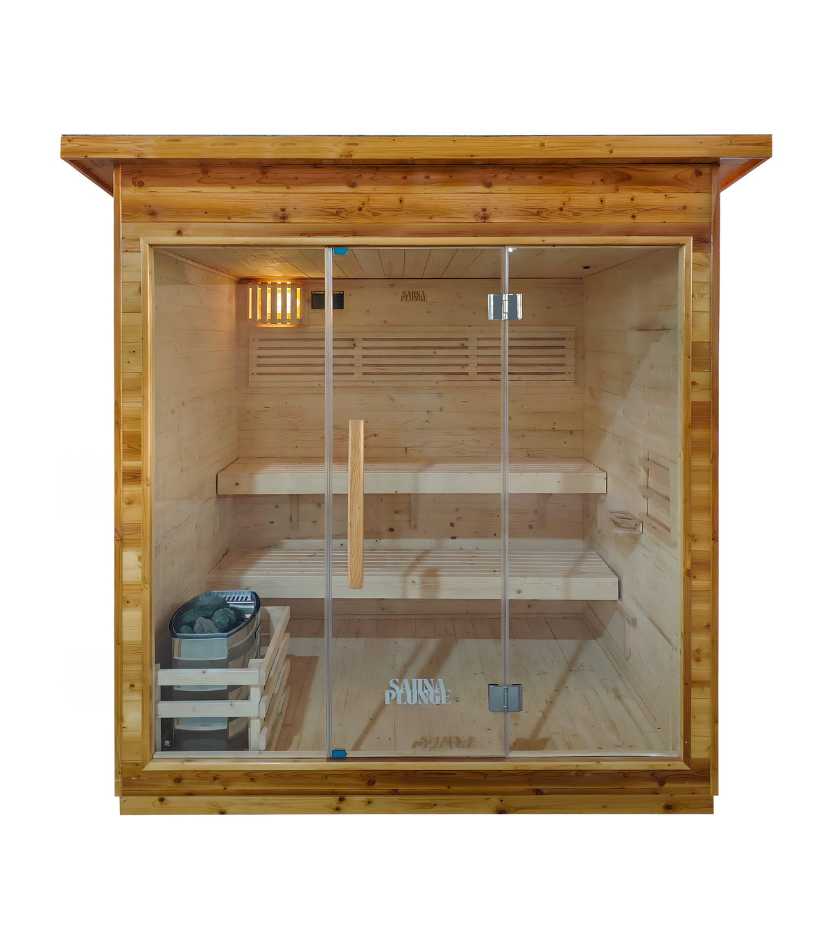 The Bronte Traditional Cabin Sauna by SaunaPlunge - 6 Person