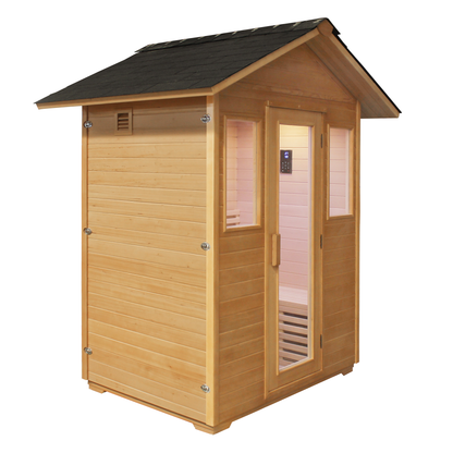 CenturaHeat 3 Person Traditional Steam Outdoor Sauna Room