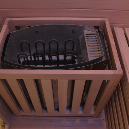 CenturaHeat 3 Person Traditional Steam Outdoor Sauna Room