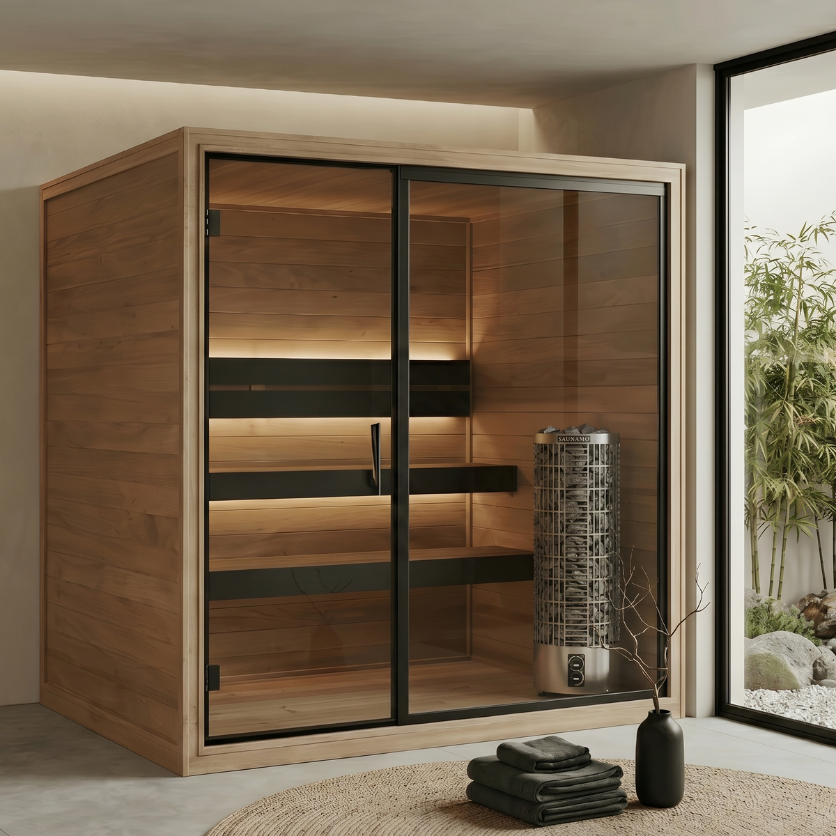 Thermo Black 220 Indoor Steam Sauna