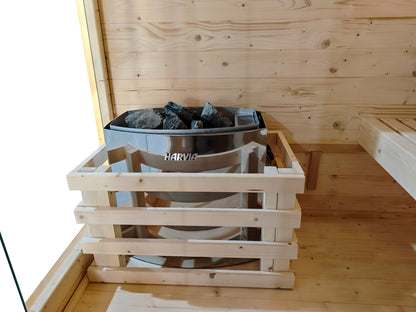 The Bronte Traditional Outdoor 1-2 Person Cabin Sauna By SaunaPlunge