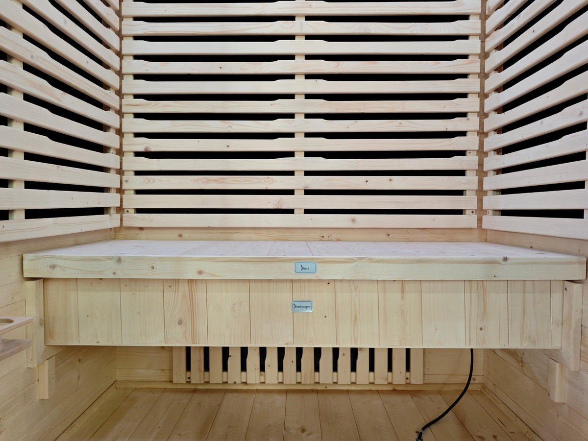 The Yorkshire Cabin - SaunaPlunge Thermo Treated Outdoor Infrared Sauna - 2 person