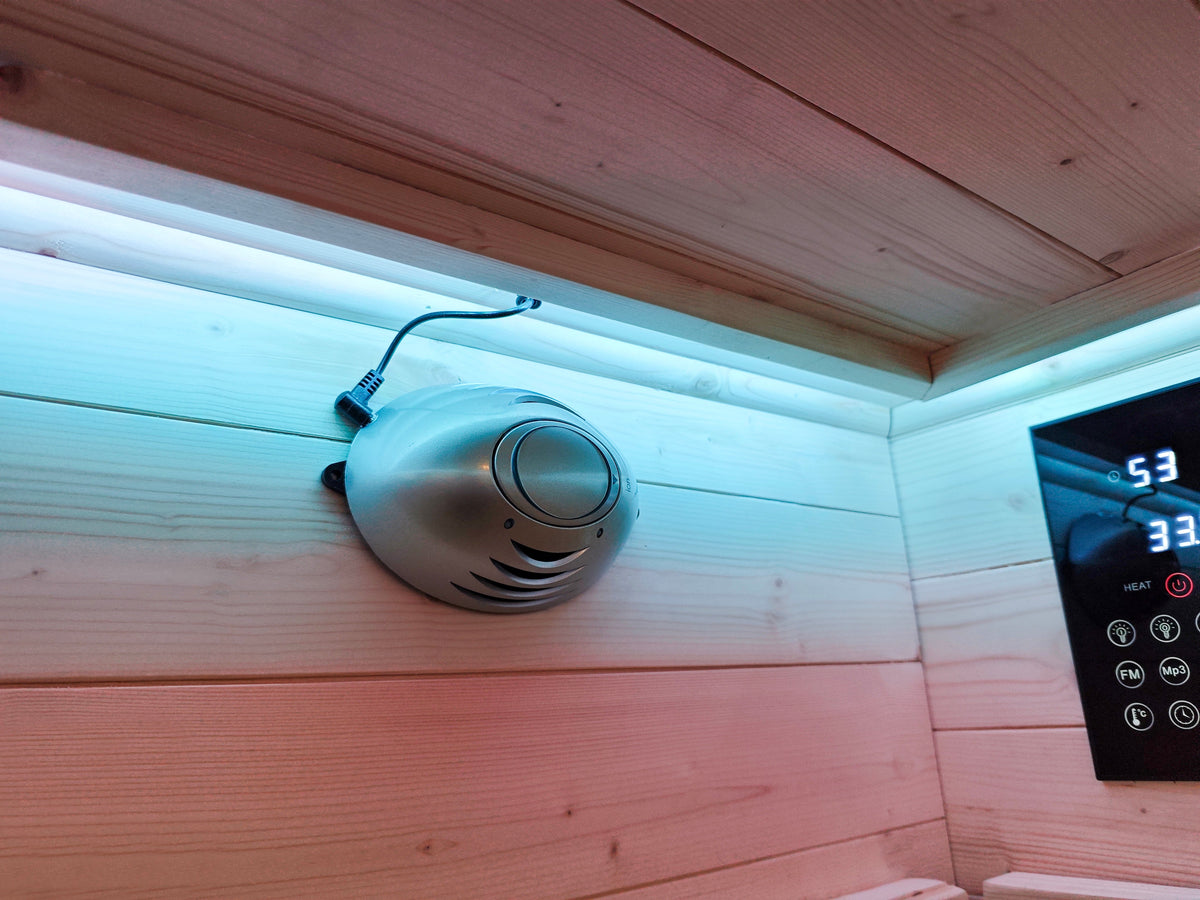 The Yorkshire Cabin - SaunaPlunge Thermo Treated Outdoor Infrared Sauna - 2 person