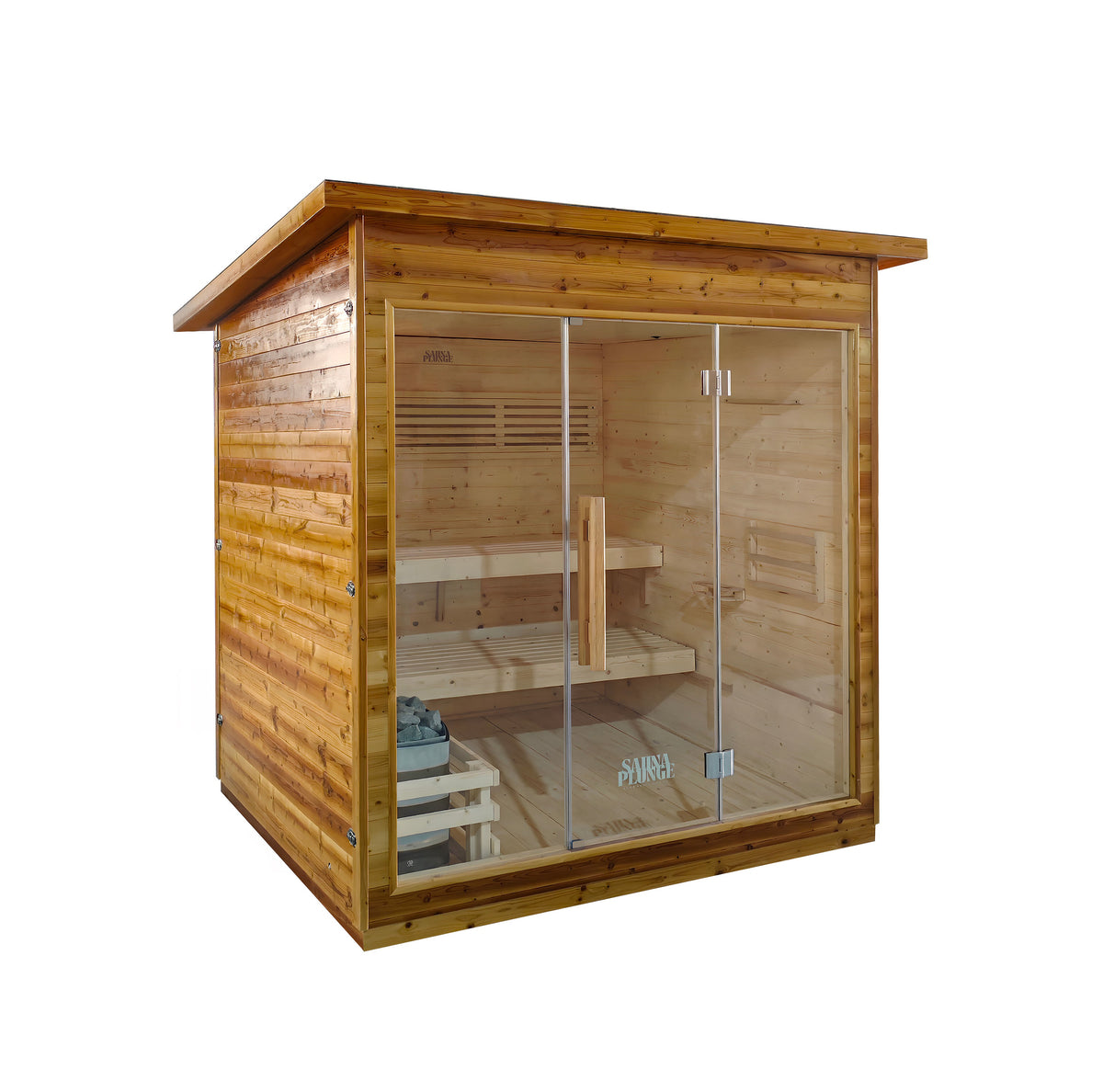 The Bronte Traditional Cabin Sauna by SaunaPlunge - 6 Person
