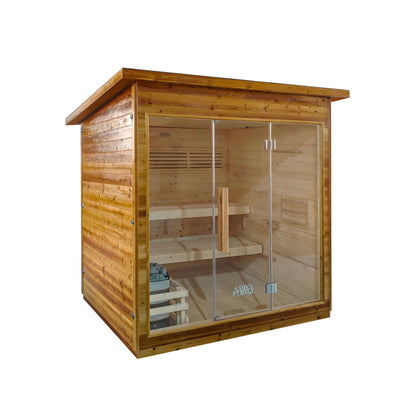 The Bronte Traditional Cabin Sauna by SaunaPlunge - 6 Person