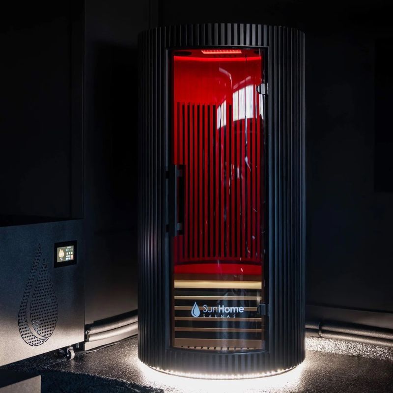 Demo 1-Person Red Light & Infrared Sauna
