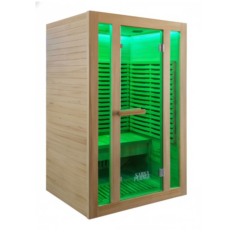 The Dales Glow Indoor Infrared Sauna by SaunaPlunge - 2 person