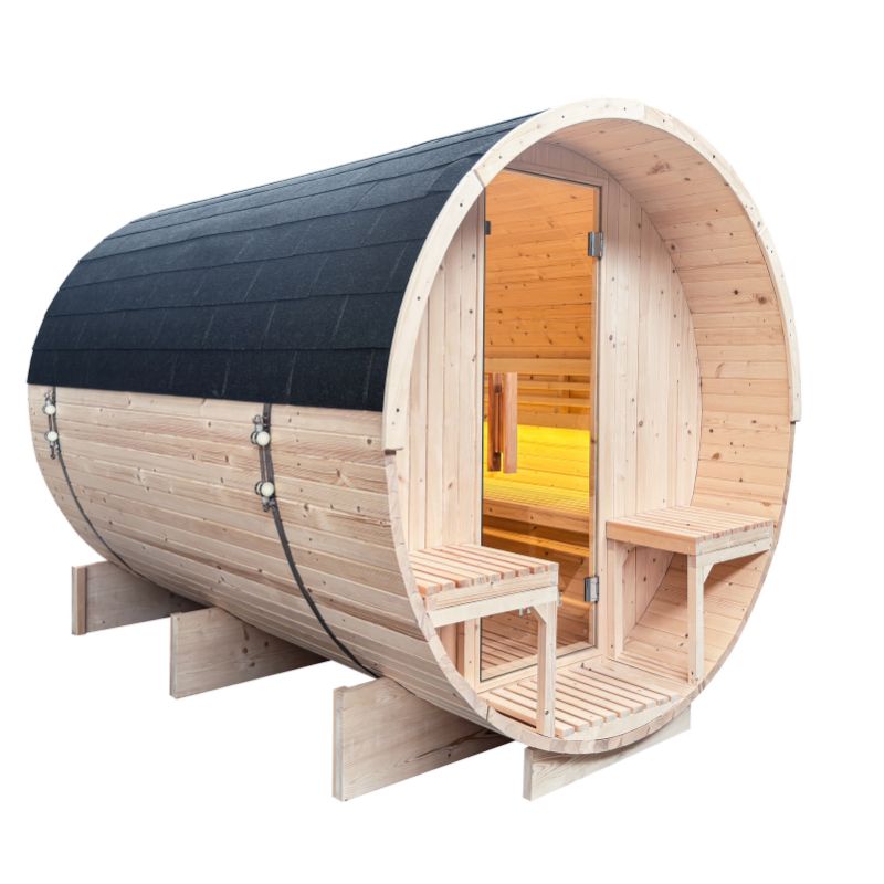 The Pennine Barrel by SaunaPlunge - Traditional Outdoor Luxury (6 person)