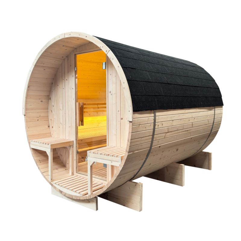 The Pennine Barrel by SaunaPlunge - Traditional Outdoor Luxury (6 person)