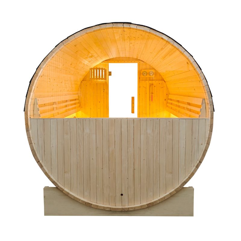 The Pennine Barrel by SaunaPlunge - Traditional Outdoor Luxury (6 person)