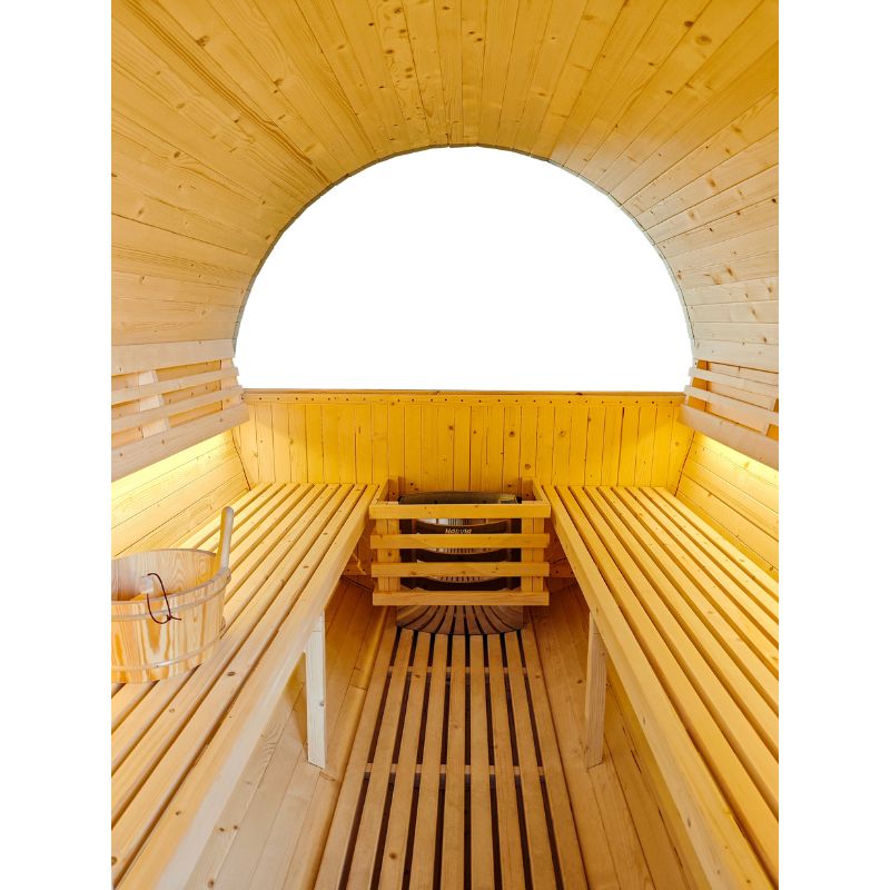 The Pennine Barrel by SaunaPlunge - Traditional Outdoor Luxury (6 person)