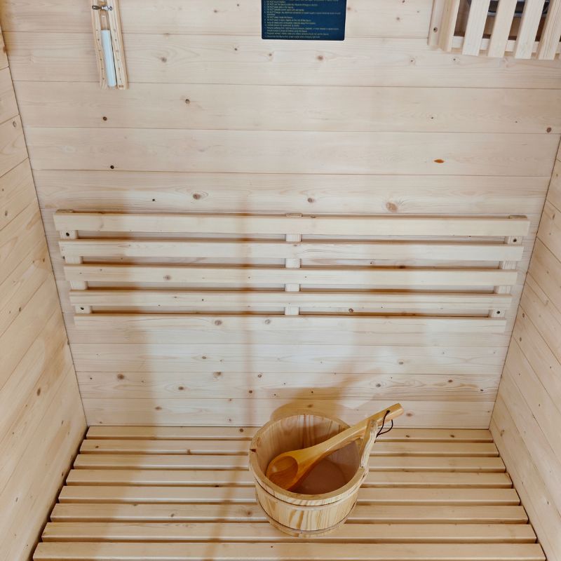 The Bronte Traditional Outdoor 2 Person Cabin Sauna By SaunaPlunge