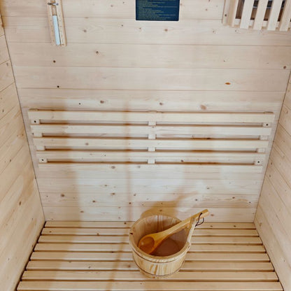 The Bronte Traditional Outdoor 2 Person Cabin Sauna By SaunaPlunge