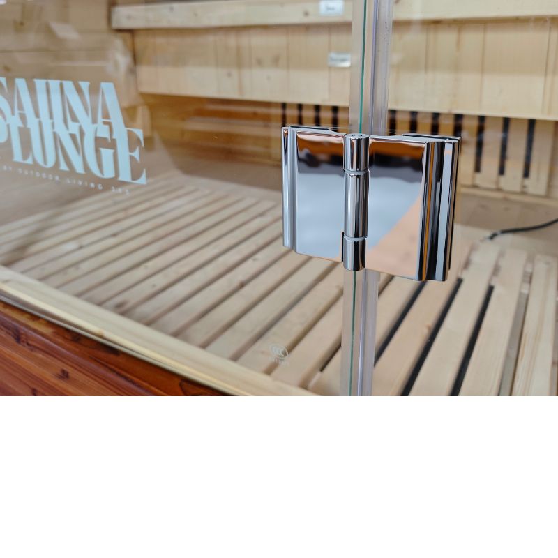 The Yorkshire Cabin - SaunaPlunge Thermo Treated Outdoor Infrared Sauna - 2 person