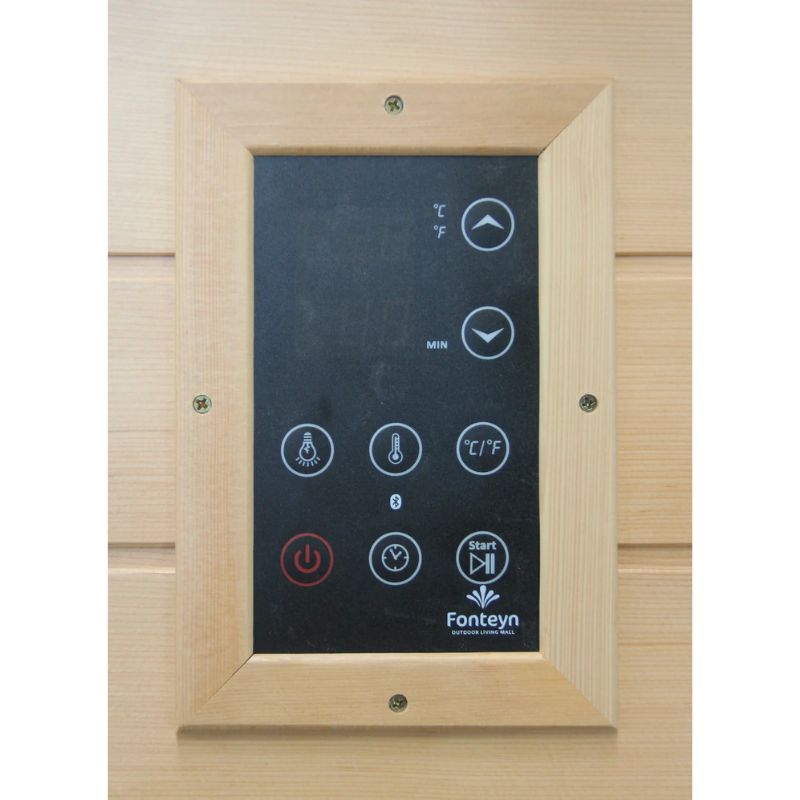 Fonteyn Bella 2 Infrared Sauna Cabin – 2 Person Home Infrared Sauna