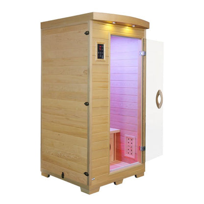 Fonteyn Bella 1 Infrared Sauna Cabin – 1 Person Home Infrared Sauna
