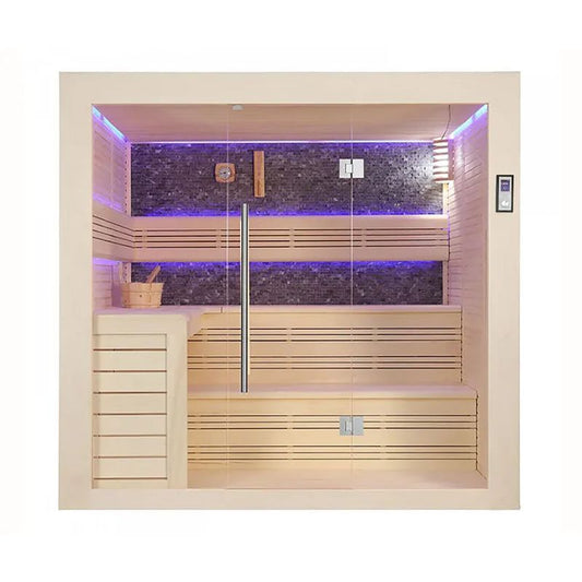 Gwenique Wellness Fonteyn Sauna Luxor – Premium Indoor Finnish Sauna Cabin (Luxor 200 &amp; Luxor 220)