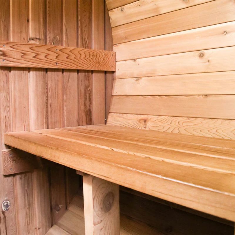 Fonteyn Barrel Sauna Rustic Red Cedar – Outdoor Barrel Sauna UK