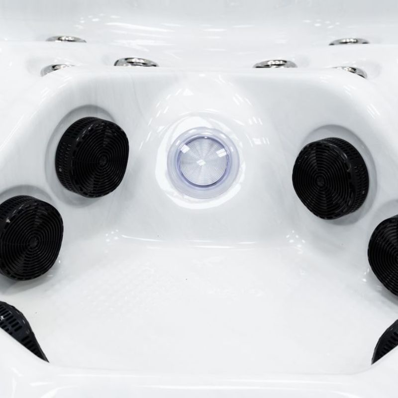 The Borth Hot Tub – 5 Person Hot Tub with Dual Loungers & 57 Jets
