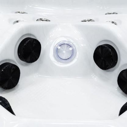 The Borth Hot Tub – 5 Person Hot Tub with Dual Loungers & 57 Jets