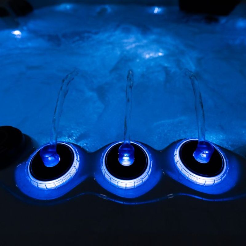 The Borth Hot Tub – 5 Person Hot Tub with Dual Loungers & 57 Jets
