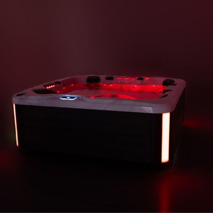 The Borth Hot Tub – 5 Person Hot Tub with Dual Loungers & 57 Jets