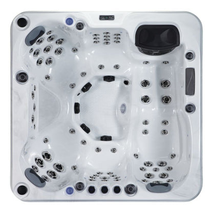 The Tenby Hot Tub by Gwenique Wellness – Flagship 5 Person Hot Tub with 79 Jets. Manufactured by Superior Wellness.