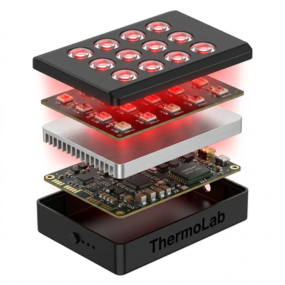 ThermoLab Aura™ Mini — Rechargeable Portable Red Light Therapy Panel